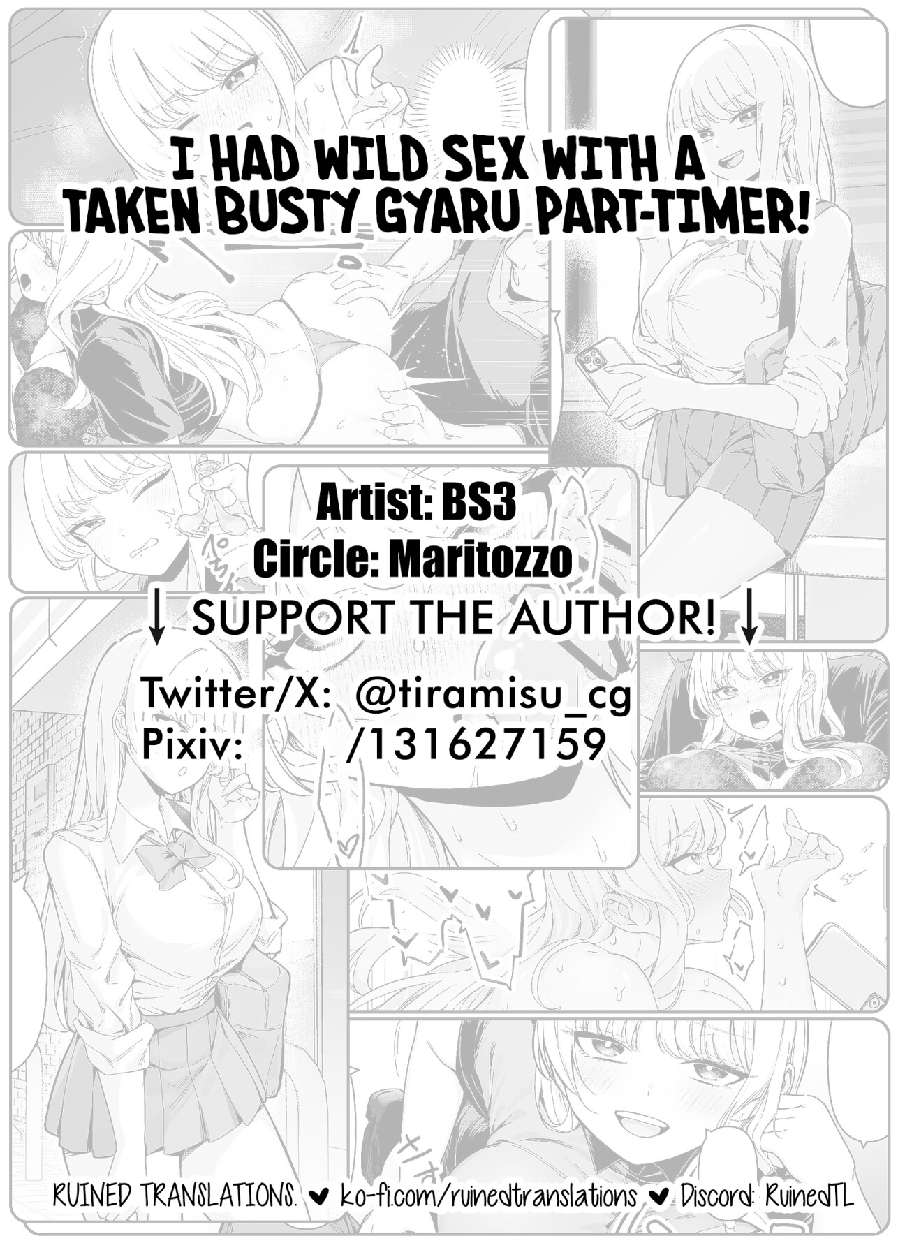 Hentai Manga Comic-I Had Wild Sex with a Taken Busty Gyaru Part-Timer!-Read-54